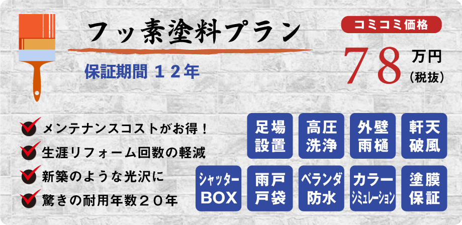 フッ素塗料プラン