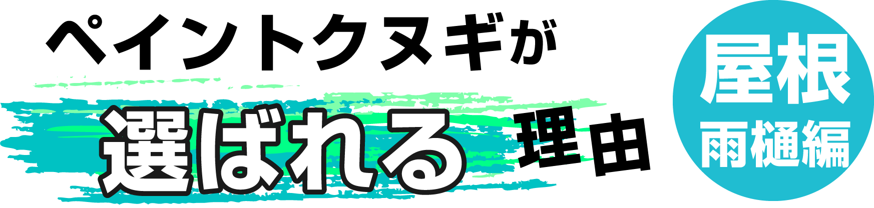 ペイントクヌギが選ばれる理由(屋根・雨樋編)